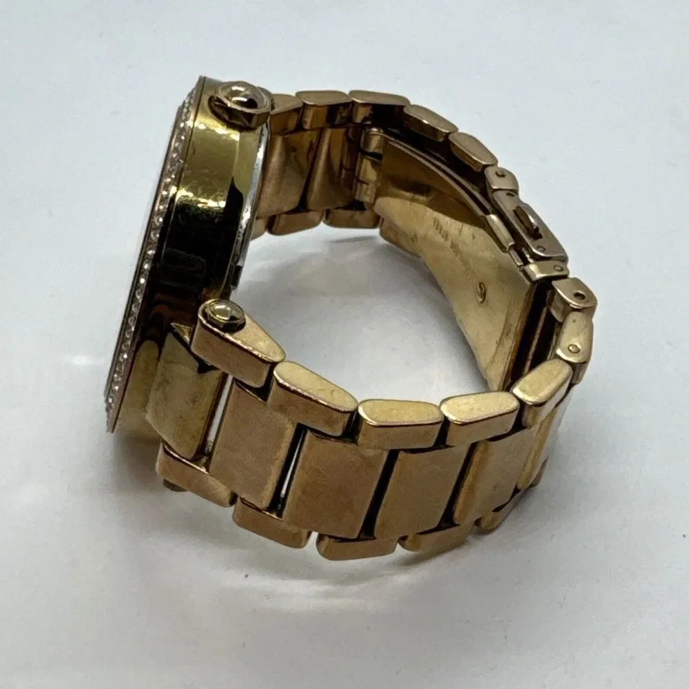 Michael Kors Parker MK5865 Women Rose Gold Analog Dial Quartz Wrist Watch JNA407